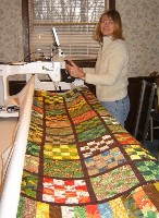 Betsy quilting